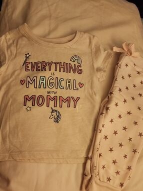 Sz 12-18 Months TCP Pink 'Everything is Magical with Mommy' Outfit Set